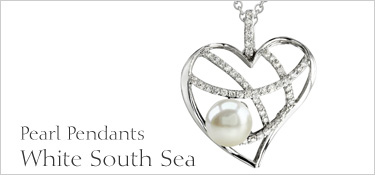 White South Sea Pearl Pendants
