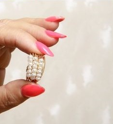 Gold & Pearl Birthstone Ring