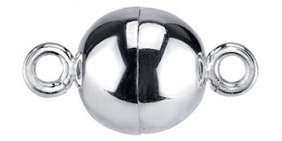 Sterling Silver Magnetic Clasp from the Pearl Source