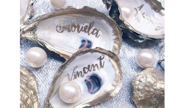 Oyster Shell Placecards