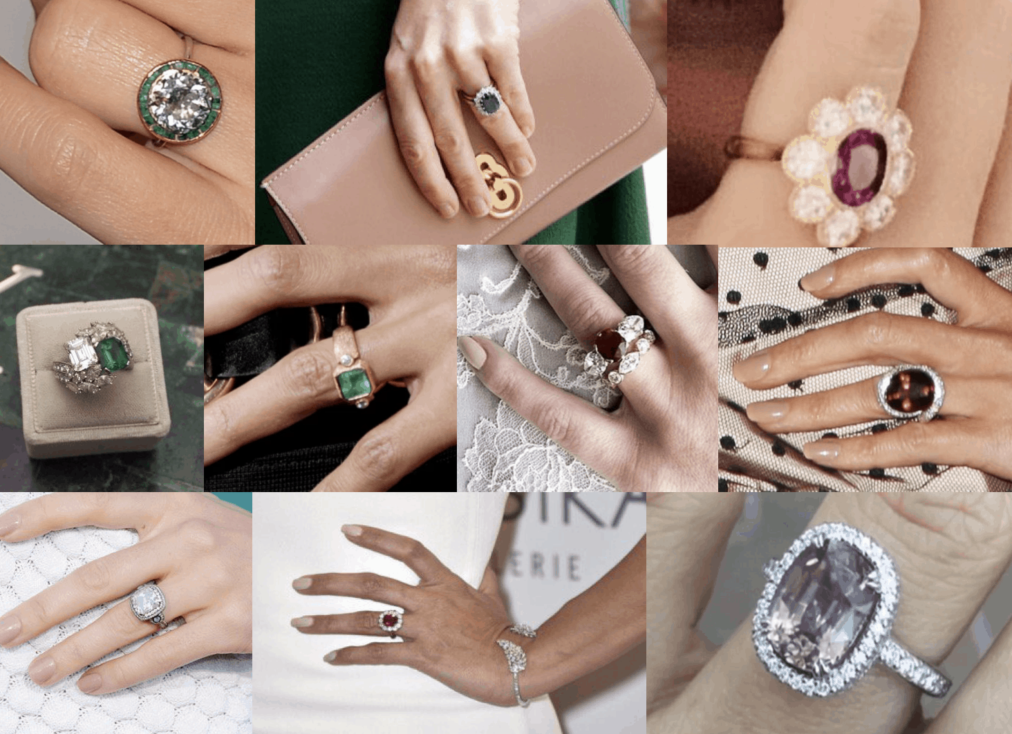 Pavé Diamond Solitaire Engagement Ring Set | Ken & Dana Design