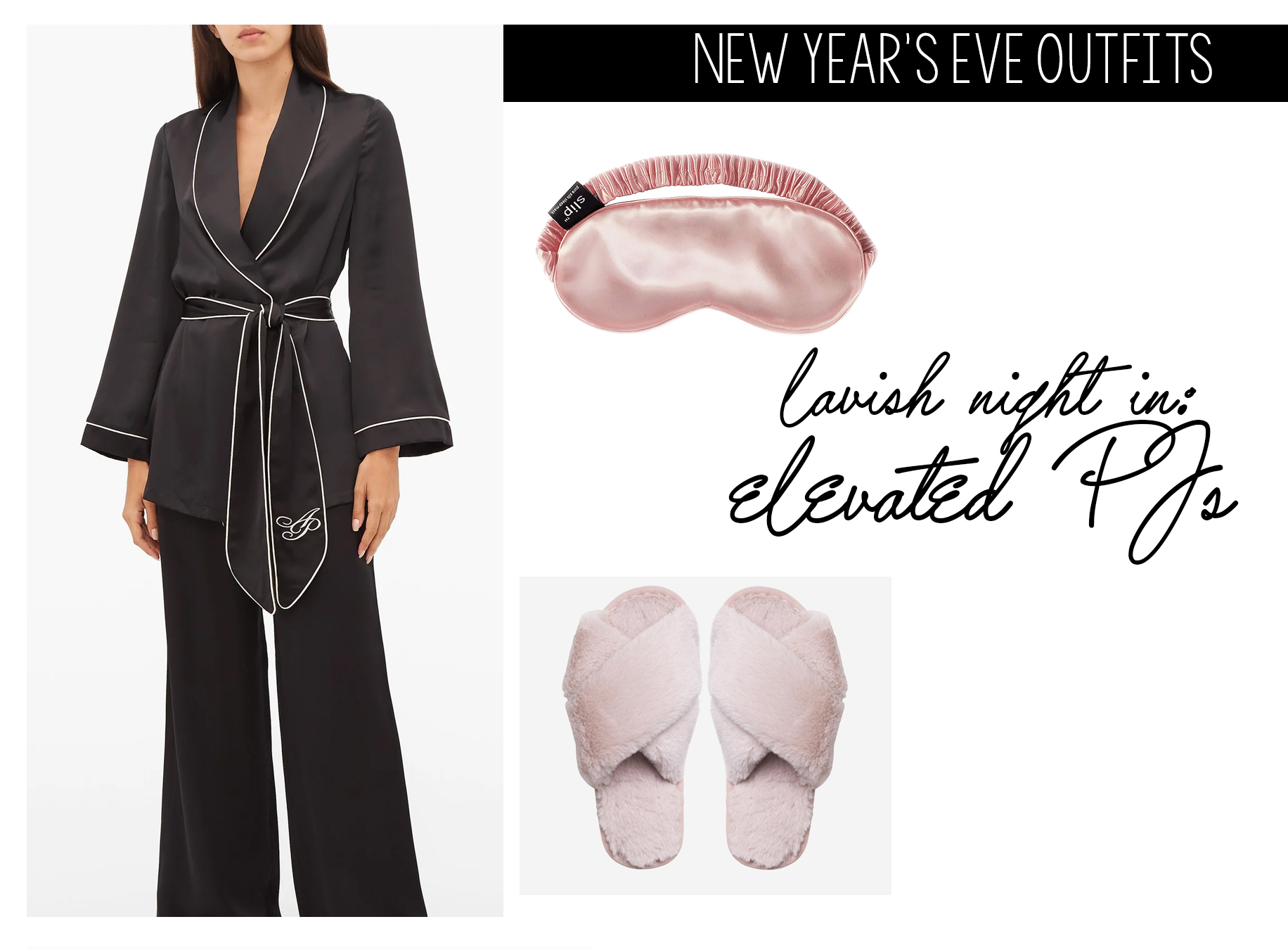 Lavish Feels at Home with Silk & Elevated PJs Outfit