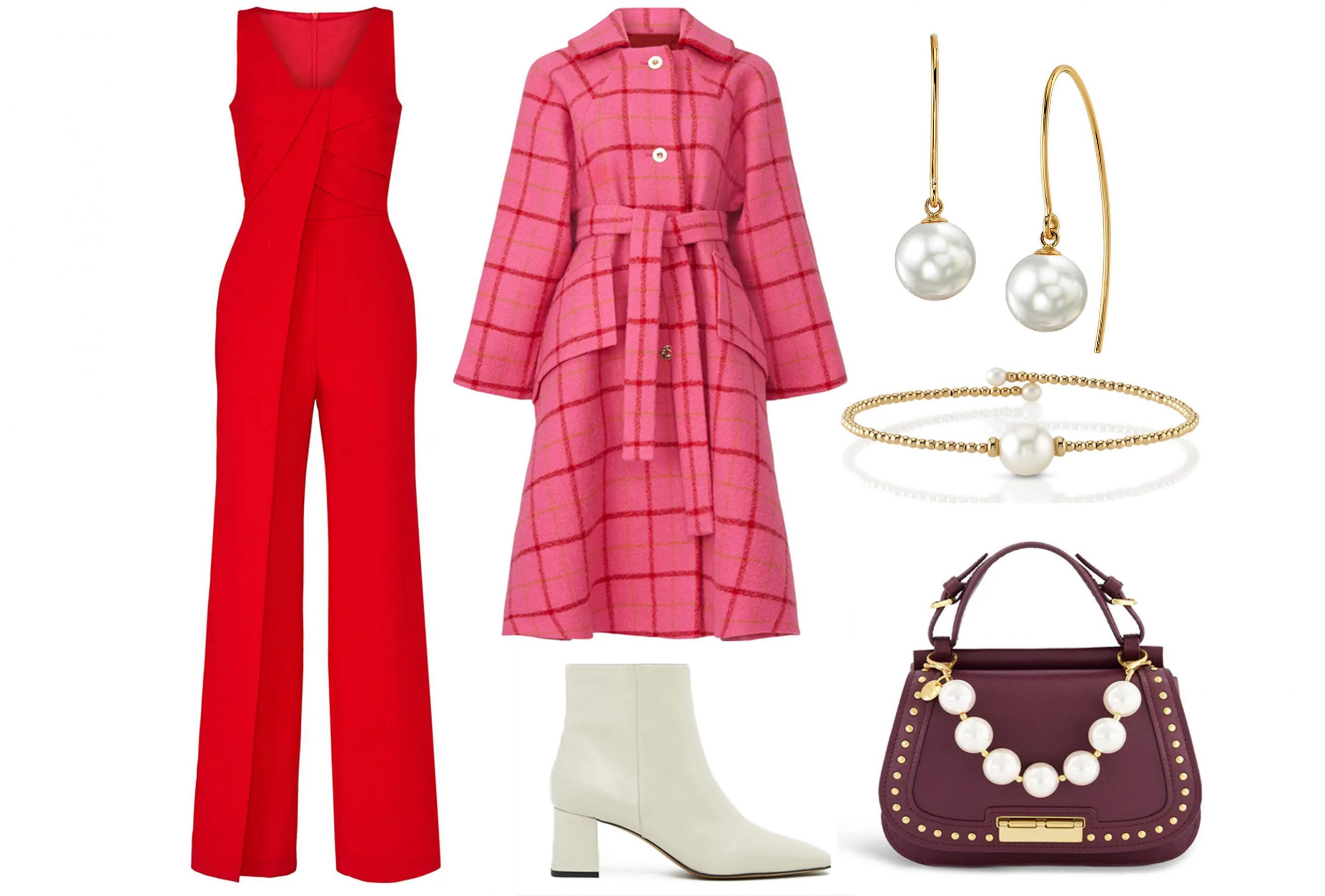 Holiday Pop of Red  Red crossbody bag outfit, Red bag outfit