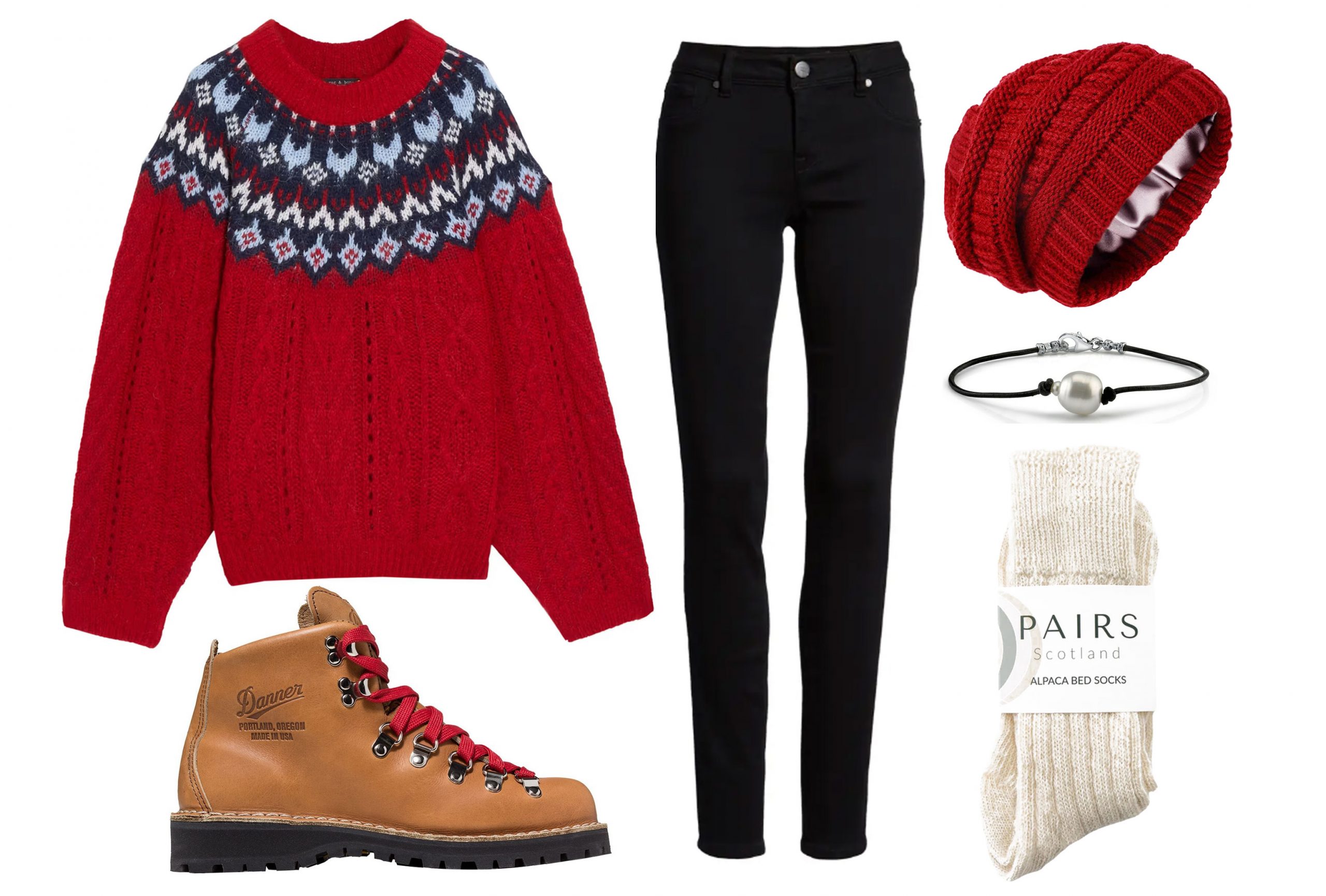 Cabin Chic - Knits and Saturated Reds