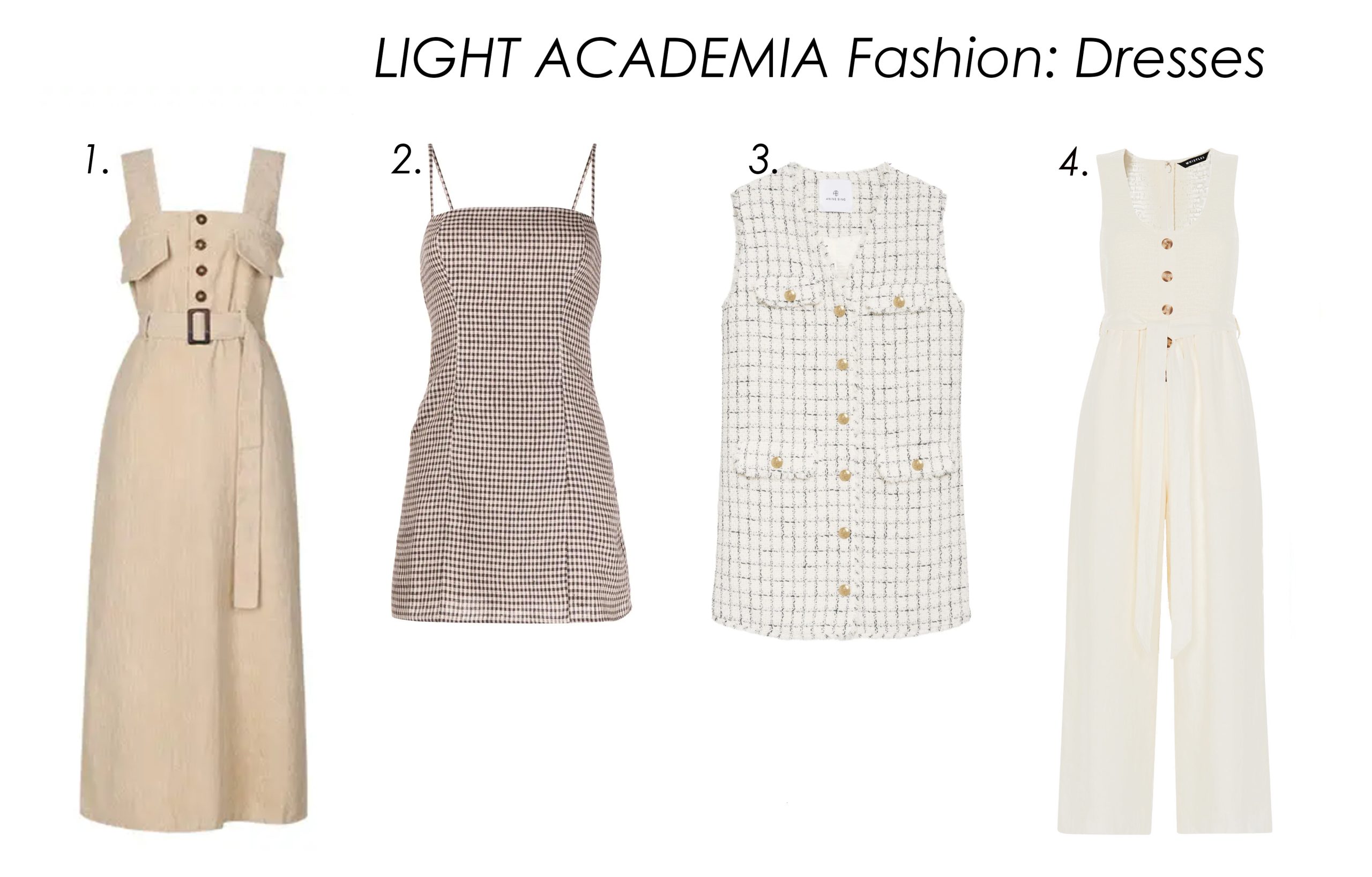 Light Academia Outfits - Dresses