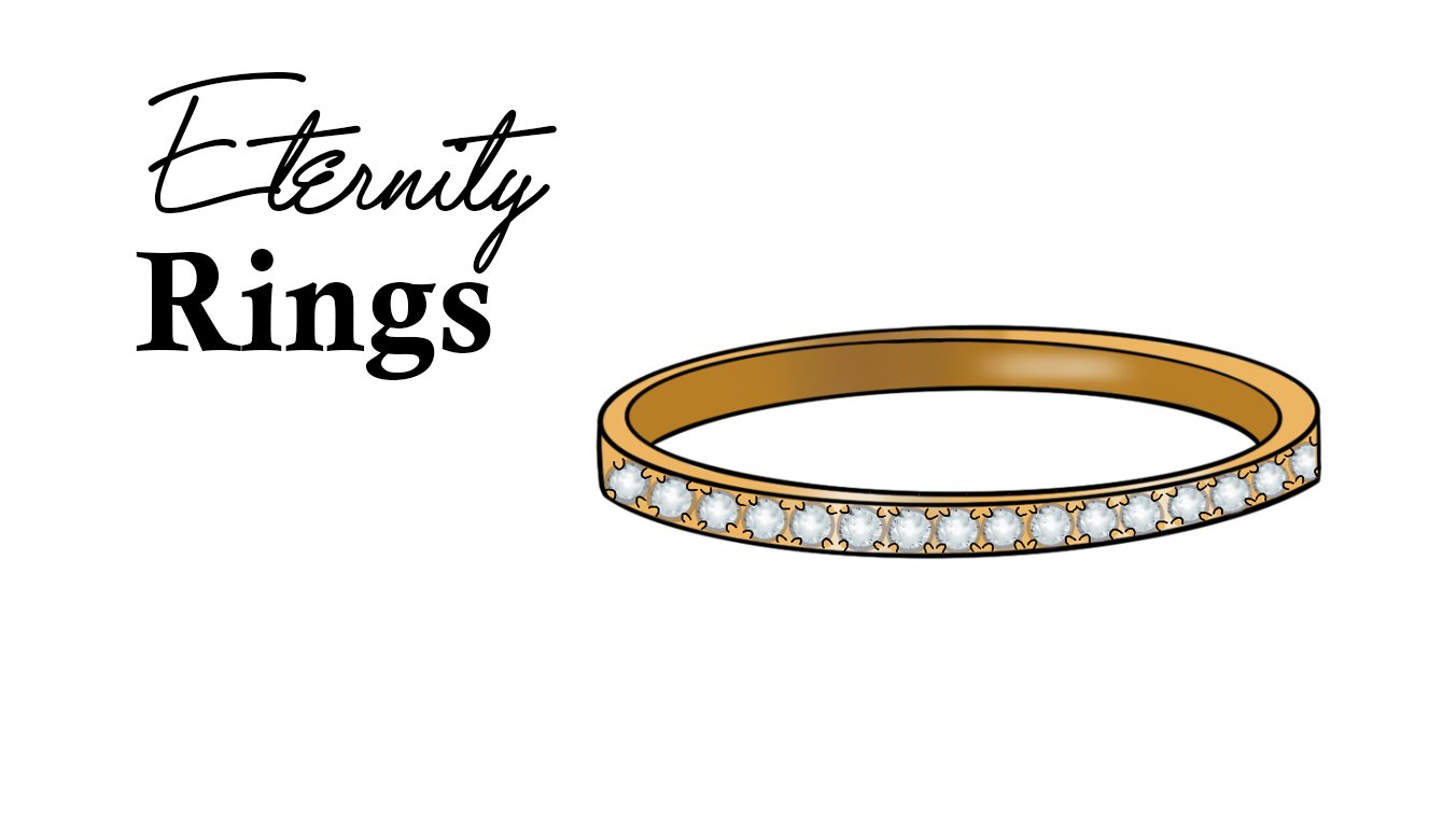 Delicate and Beautiful Round Moissanite Half Eternity Wedding Band