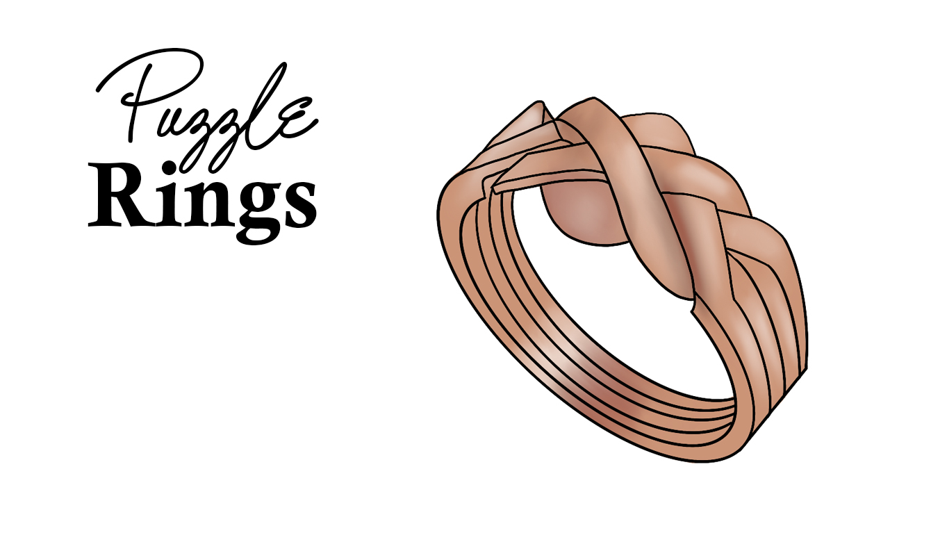 9ct Small Trinity Knot pave diamond ring – Blacoe Jewellers