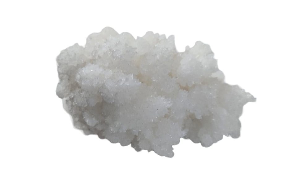 Aragonite white crystals
