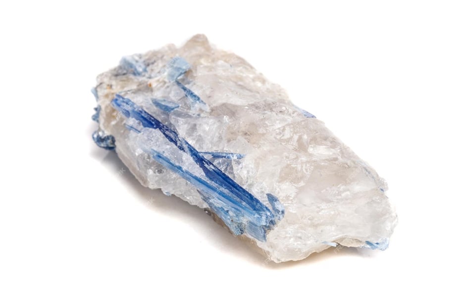 Kyanite blue white crystal