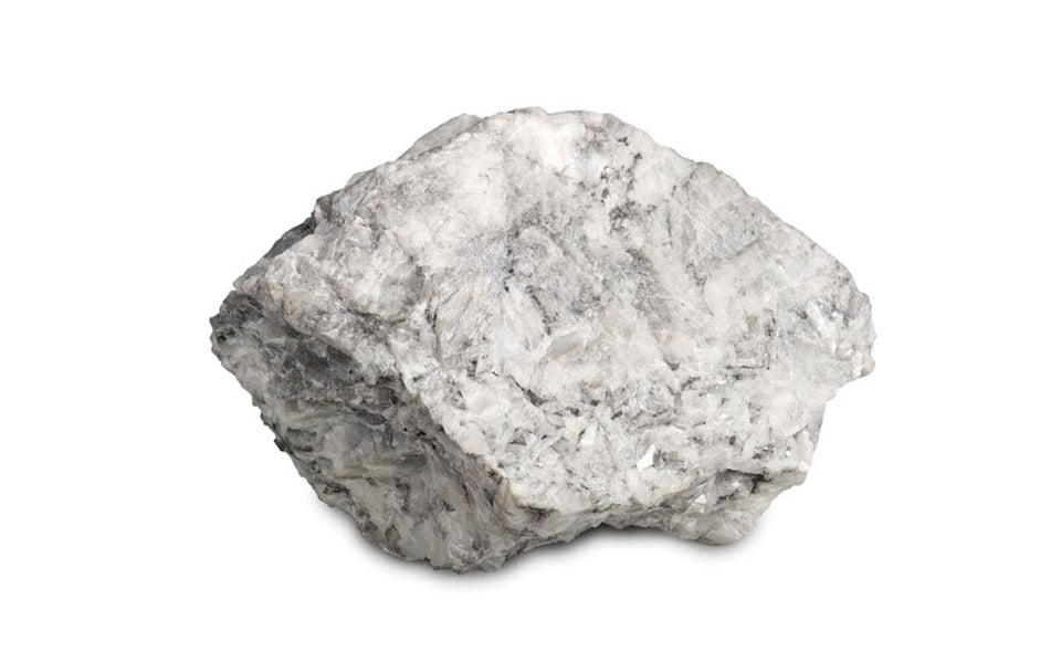 Magnesite white stones