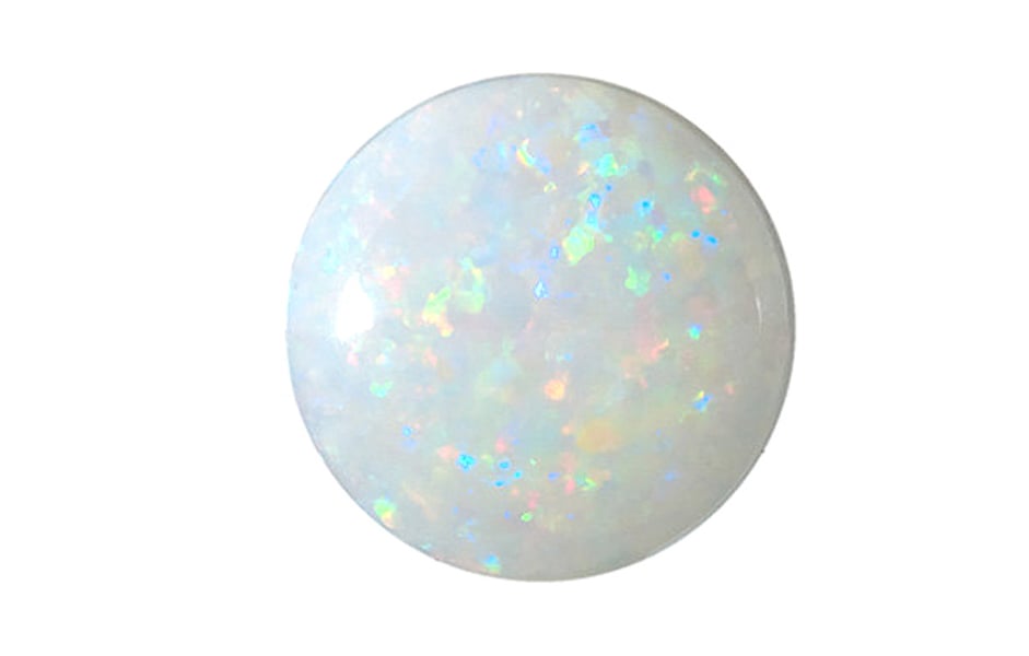 Opal white crystal