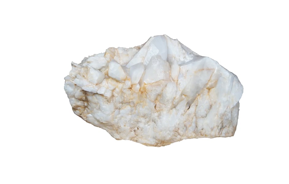 Quartz white gem
