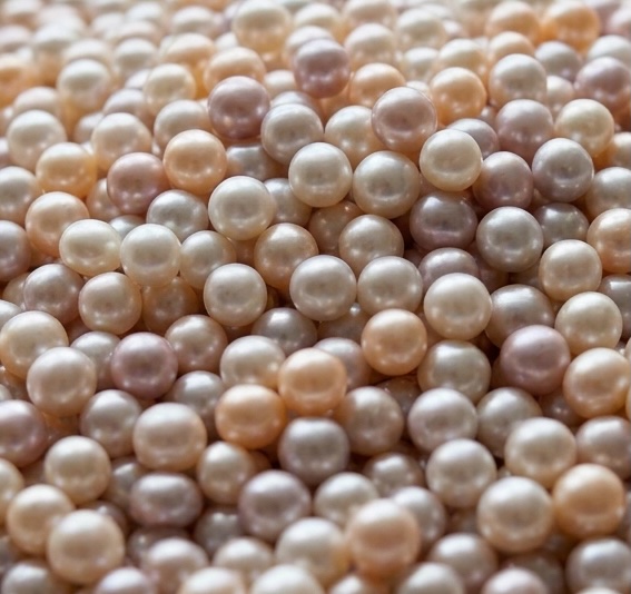 A pile of Freshwater pearls