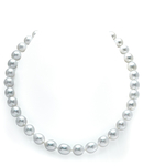 9-11mm White South Sea Drop Shape Pearl Necklace - AAA Quality