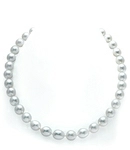 8-10mm White South Sea Drop Shape Pearl Necklace - AAA Quality