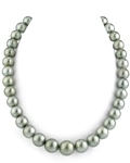 9-11.2mm Peacock Tahitian South Sea Pearl Necklace - PSL Certified