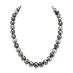 10-12mm Tahitian South Sea Pearl Multicolor Necklace