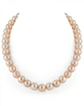 10.5-11.5mm Peach Freshwater Pearl Necklace- AAAA Quality