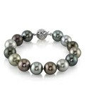 11-12mm Tahitian South Sea Multicolor Pearl Bracelet