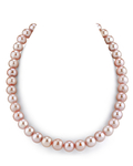 10.5-11.5mm Pink Freshwater Pearl Necklace- AAAA Quality