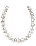 12-14mm White South Sea Baroque Pearl Necklace