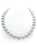 12-15mm White South Sea Pearl Necklace - AAA Quality