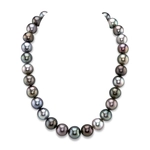 13-15mm Tahitian South Sea Multicolor Pearl Necklace