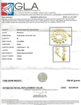 12-14mm Champagne Golden South Sea Pearl Baroque Necklace - Model Image