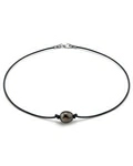 Tahitian Baroque Pearl Leather Necklace- Various Sizes