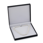 7-8mm White Freshwater Choker Length Pearl Necklace - AAAA Quality - Third Image