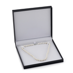 8-9mm White Freshwater Choker Length Pearl Necklace - Third Image