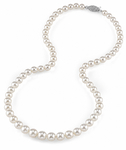5.5-6.0mm Japanese Akoya White Pearl Necklace - AAA Quality