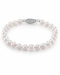 6.0-6.5mm Akoya White Pearl Bracelet