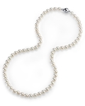 6.0-6.5mm Hanadama Akoya White Pearl Necklace