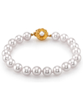 8-9mm White South Sea Pearl Bracelet - AAAA Quality - Model Image