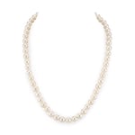 7-8mm White Freshwater Choker Length Pearl Necklace