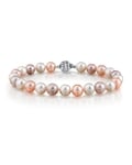 7.0-7.5mm Multicolor Freshwater Pearl Bracelet - AAA Quality
