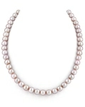 7.0-7.5mm Pink Freshwater Pearl Choker Length Necklace