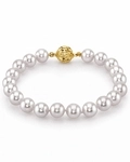 8-9mm White South Sea Pearl Bracelet - Model Image