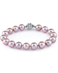 8.5-9.5mm Pink Freshwater Pearl Bracelet - AAAA Quality