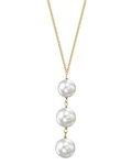 Akoya Pearl Triple Drop Pearl Pendant