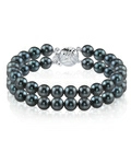 Japanese Akoya Black Double Pearl Bracelet - Various Sizes