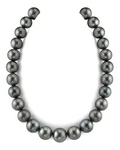 15-17mm Black Tahitian South Sea Pearl Necklace - AAA Quality