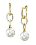 South Sea Pearl & Diamond Lucy Earrings