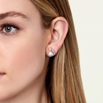 South Sea Pearls & Diamond Rebecca Earrings - Model Image