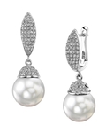 South Sea Pearl & Diamond Kendall Earrings