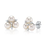 Akoya Pearl & Diamond Angie Earrings