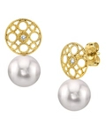 Akoya Pearl & Diamond Faye Earrings