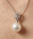 White South Sea Pearl Andrea Pendant - Secondary Image