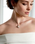 South Sea Pearl & Diamond Clara Pendant - Model Image